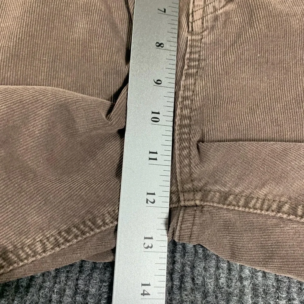 Prana Pants Mens‎ 38x32 Brown Corduroy Straight Leg Organic Cotton Blend Casual